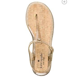 Kate Spade Gold Sandals